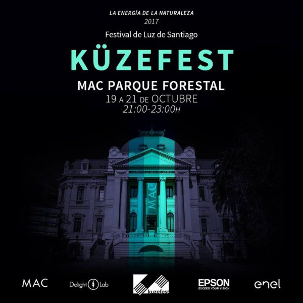 Küzefest, el primer festival de luz de Santiago de Chile
