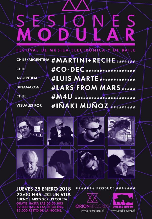 SESIONES MODULAR #6 / SOLO LIVES / JUEVES 25 ENERO