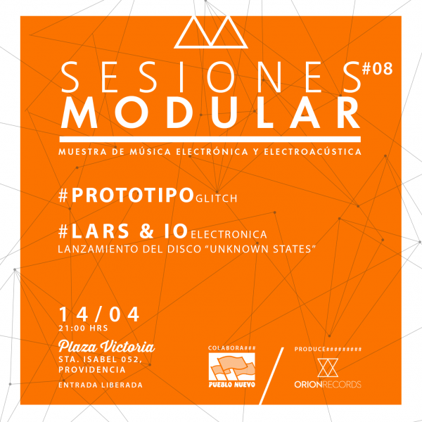 SESIONES MODULAR #08 / LANZAMIENTO «UNKNOWN STATES» / SÁBADO 14 DE ABRIL