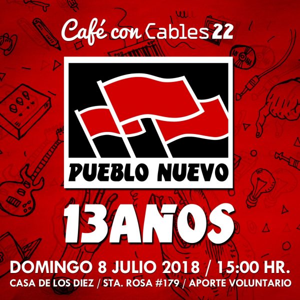 CAFÉ CON CABLES 22: 13° ANIVERSARIO PUEBLO NUEVO NETLABEL